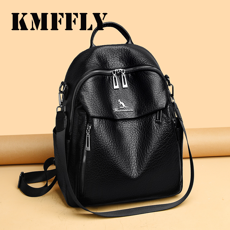 Luxury Bags Leather - Luxuriöser Designer-Rucksack für Damen, Schulrucksack aus