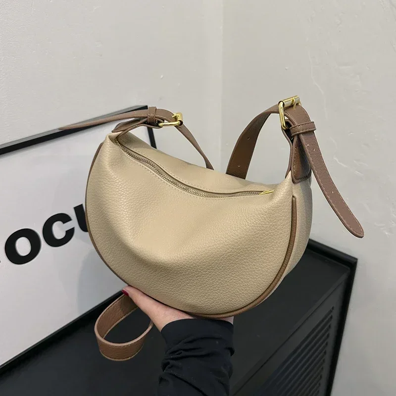 Modische, einfarbige PU-Umhäng – Luxury Bags On Sales Bewertung und Preis